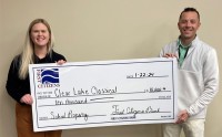 $10,000 donation to Clear Lake Classical for school property..