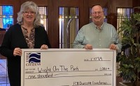 $1,000 donation to Wright on the Park