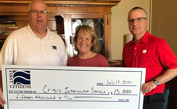 $15,000 to Crisis Intervention Services towards crisis services