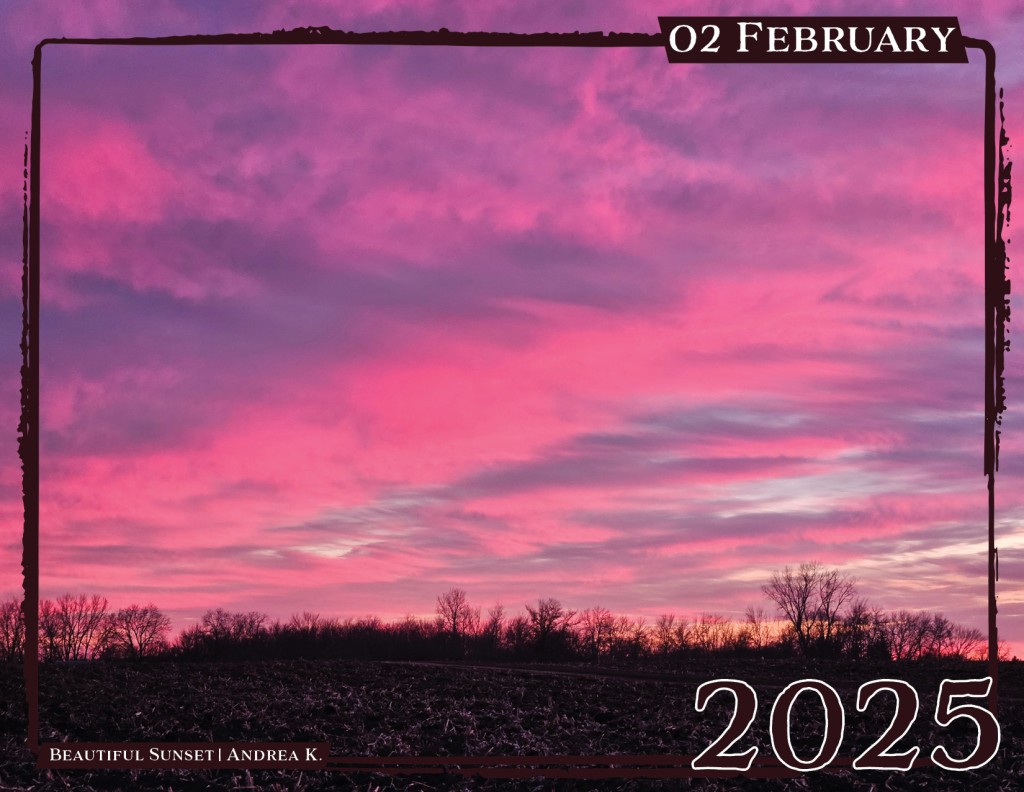 February - &quot;Beautiful Sunset&quot; by Andrea K