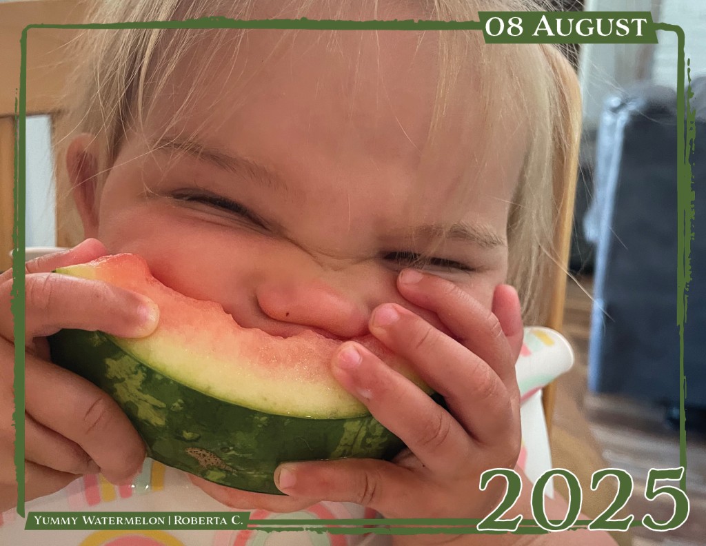 August - &quot;Yummy Watermelon&quot; by Roberta C