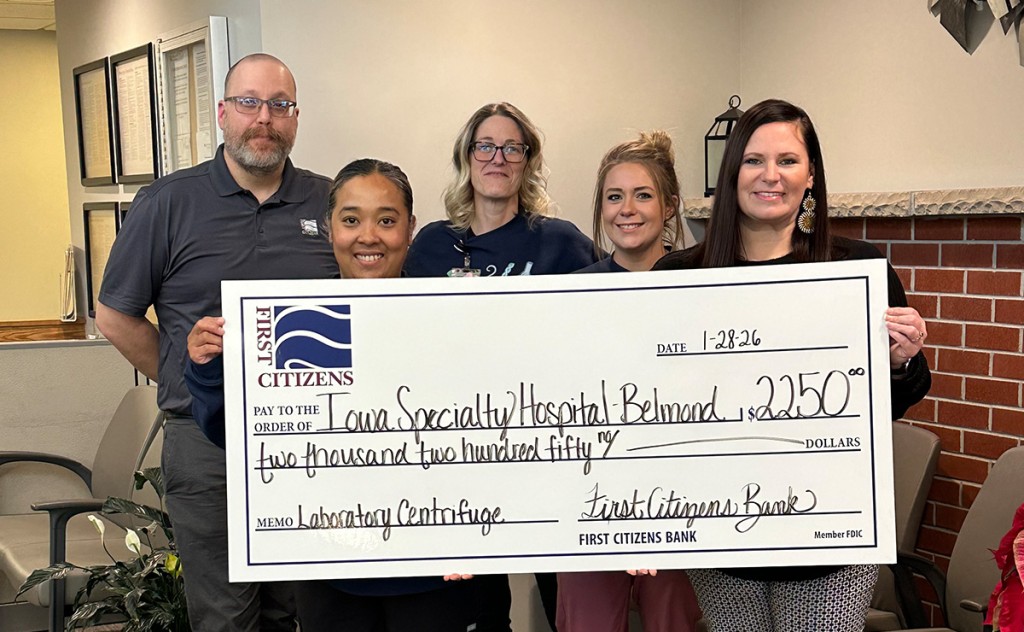 $2,250 - Iowa Specialty Hospital, Belmond - Clarion