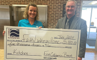 $5,000 to Faith Lutheran Home towards a kitchen remodel