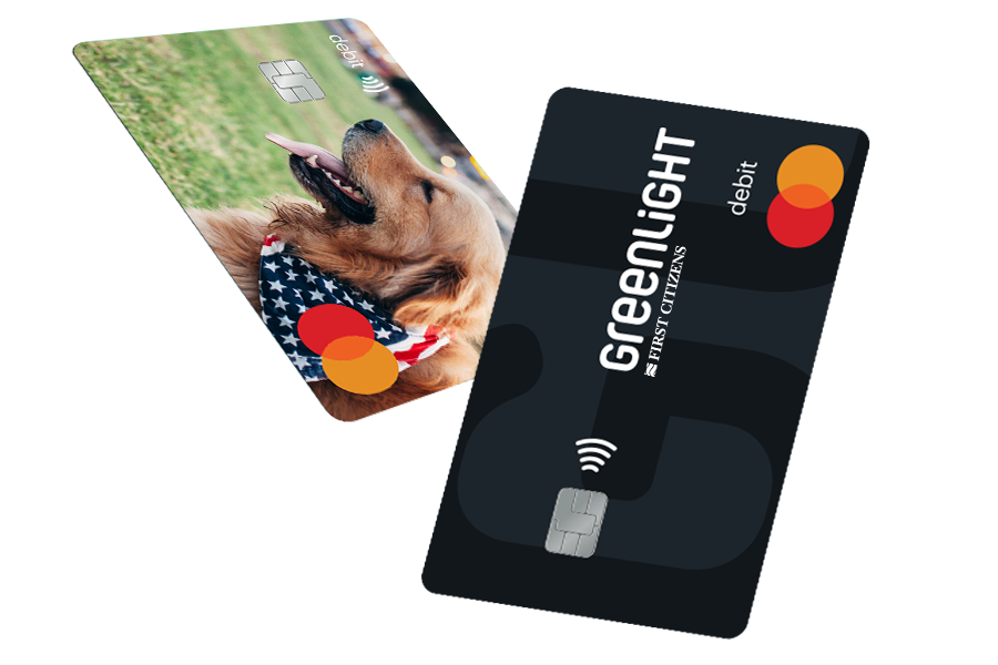 one custom and one generic greenlight card