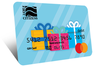 First Citizens MasterCard® Gift Card